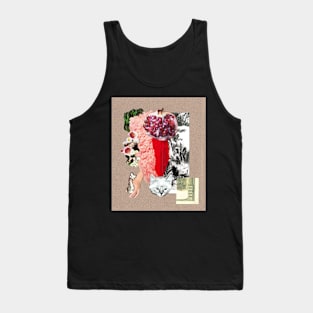 Pomegranate Cat collage Tank Top